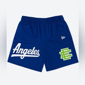 Eric Emanuel X New Era X Los Angeles Dodgers EE Basic Nylon Active Shorts Sz S